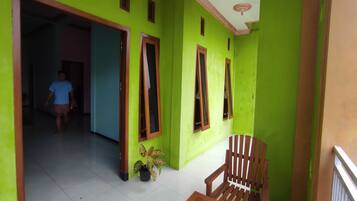 Outdoor banquet area