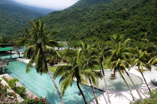 Outdoor pool, open 8:00 AM to 5:00 PM, sun loungers, lifeguards on site - Ayawan Hot Spring Resort (Taimali)