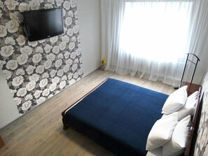 Appartement | 1 chambre, rideaux occultants, fer et planche à repasser, Wi-Fi gratuit