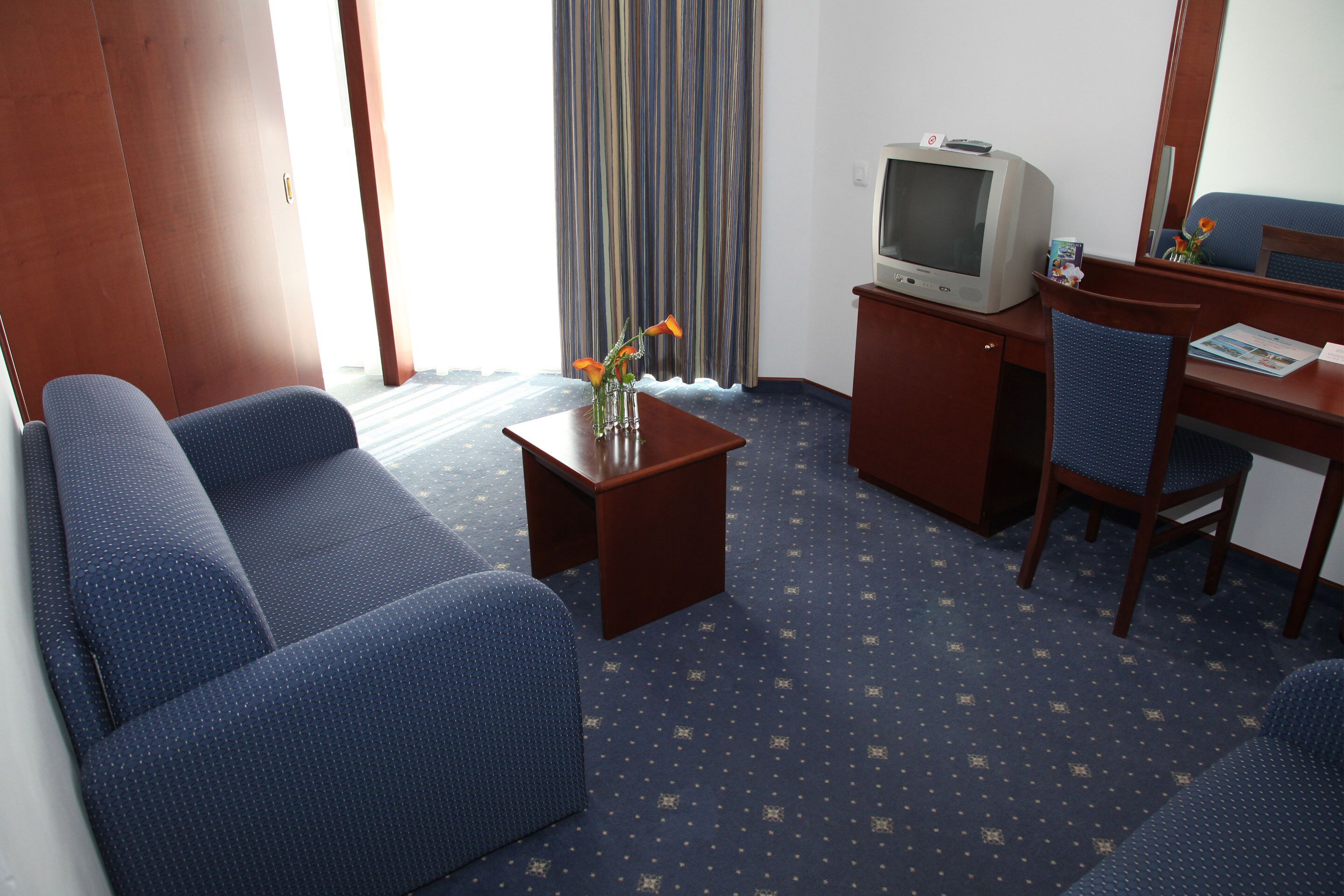 Habitación familiar, balcón | Zona de estar | Una televisión de pantalla plana