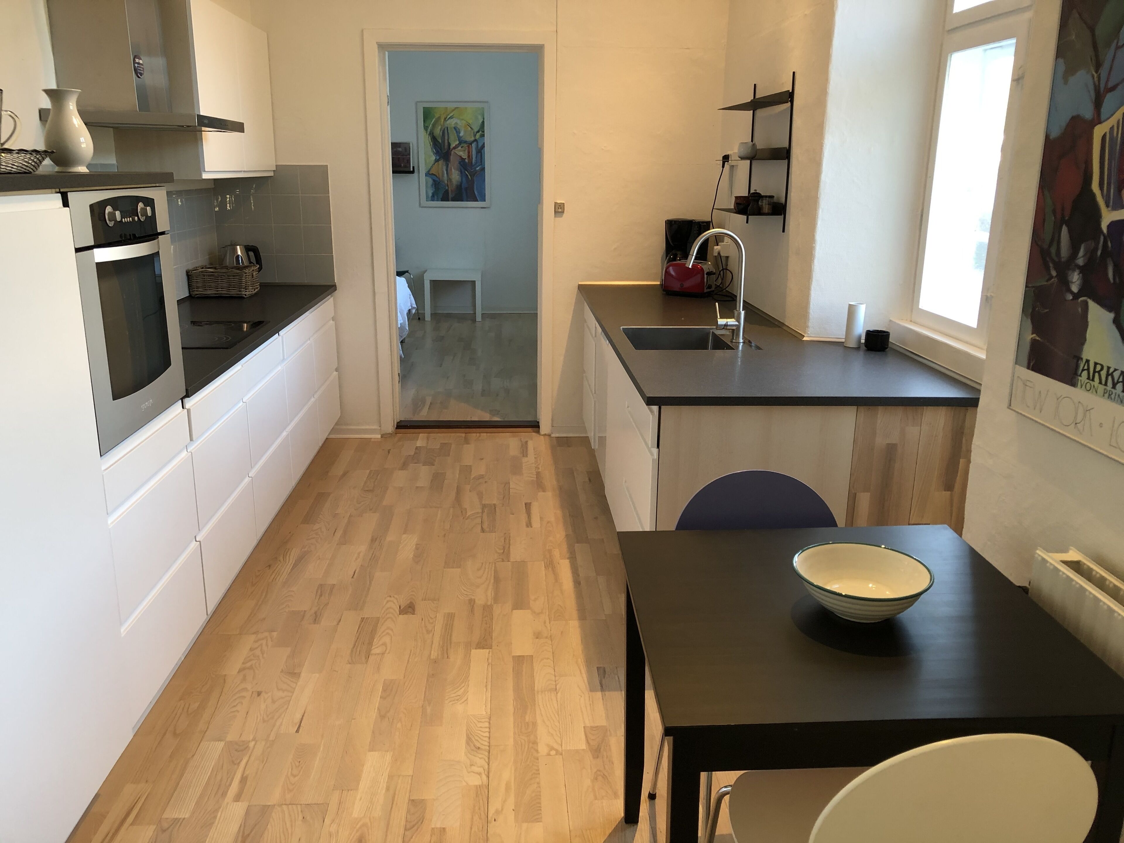 comfort apartment | private kitchen | fridge