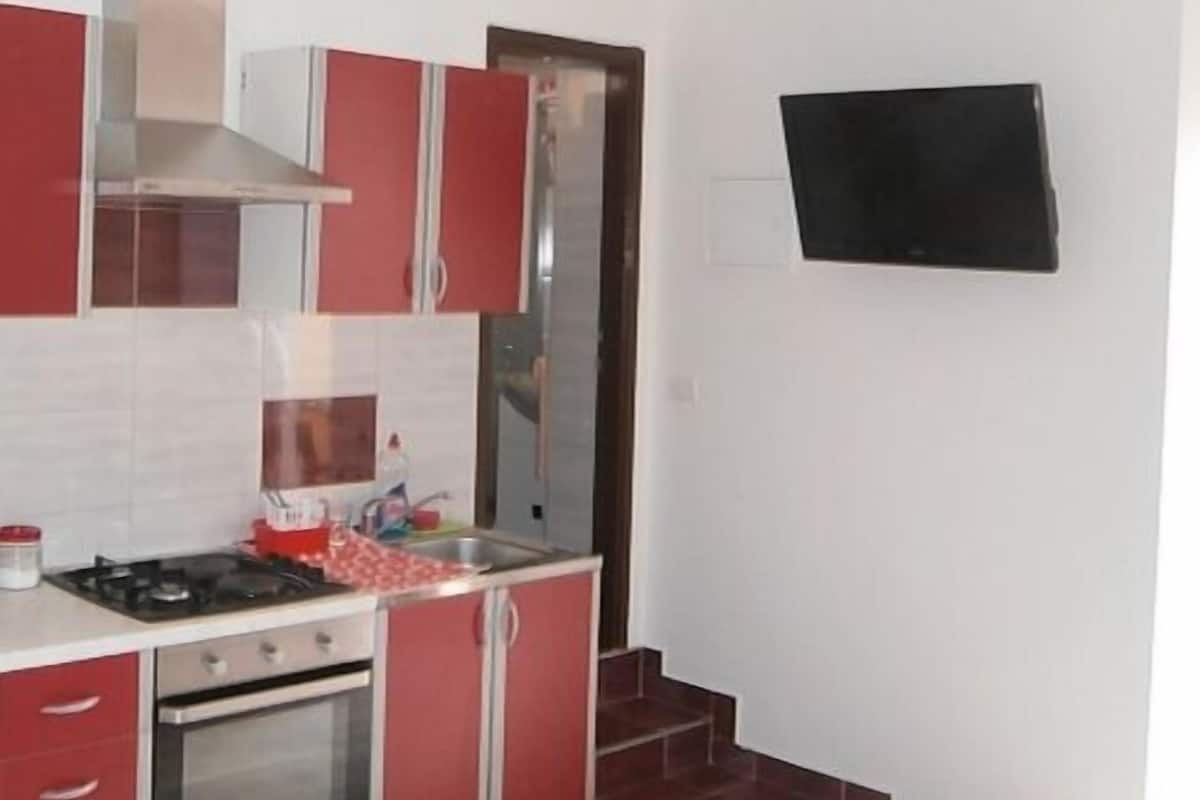 스튜디오 | 전용 주방 | 냉장고, 오븐, 쿡탑, 전기 주전자