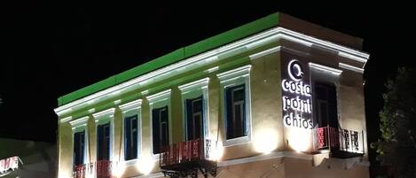 Front of property – evening/night