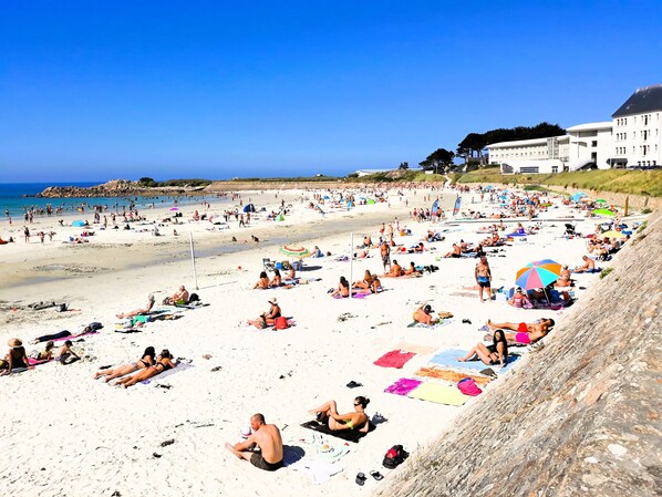 Accommodatie ligt op het strand