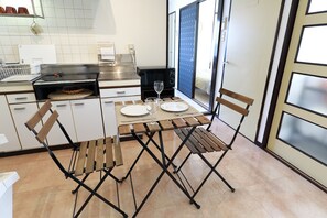 公寓, 2 间卧室 | 客房内用餐