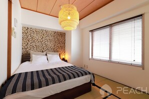 Apartemen, 2 kamar tidur | Setrika/meja setrika dan Wi-Fi gratis