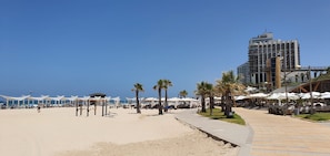 Uitzicht op strand/zee