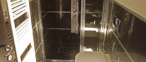 Shower, hair dryer, bidet