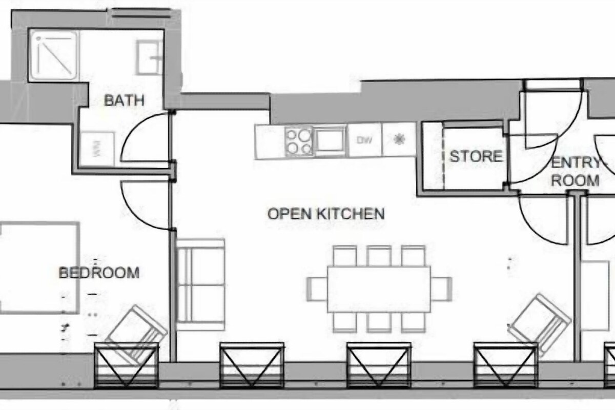 BRIGHT PENTHOUSE next to Naschmarkt and Centre | 楼层平面图