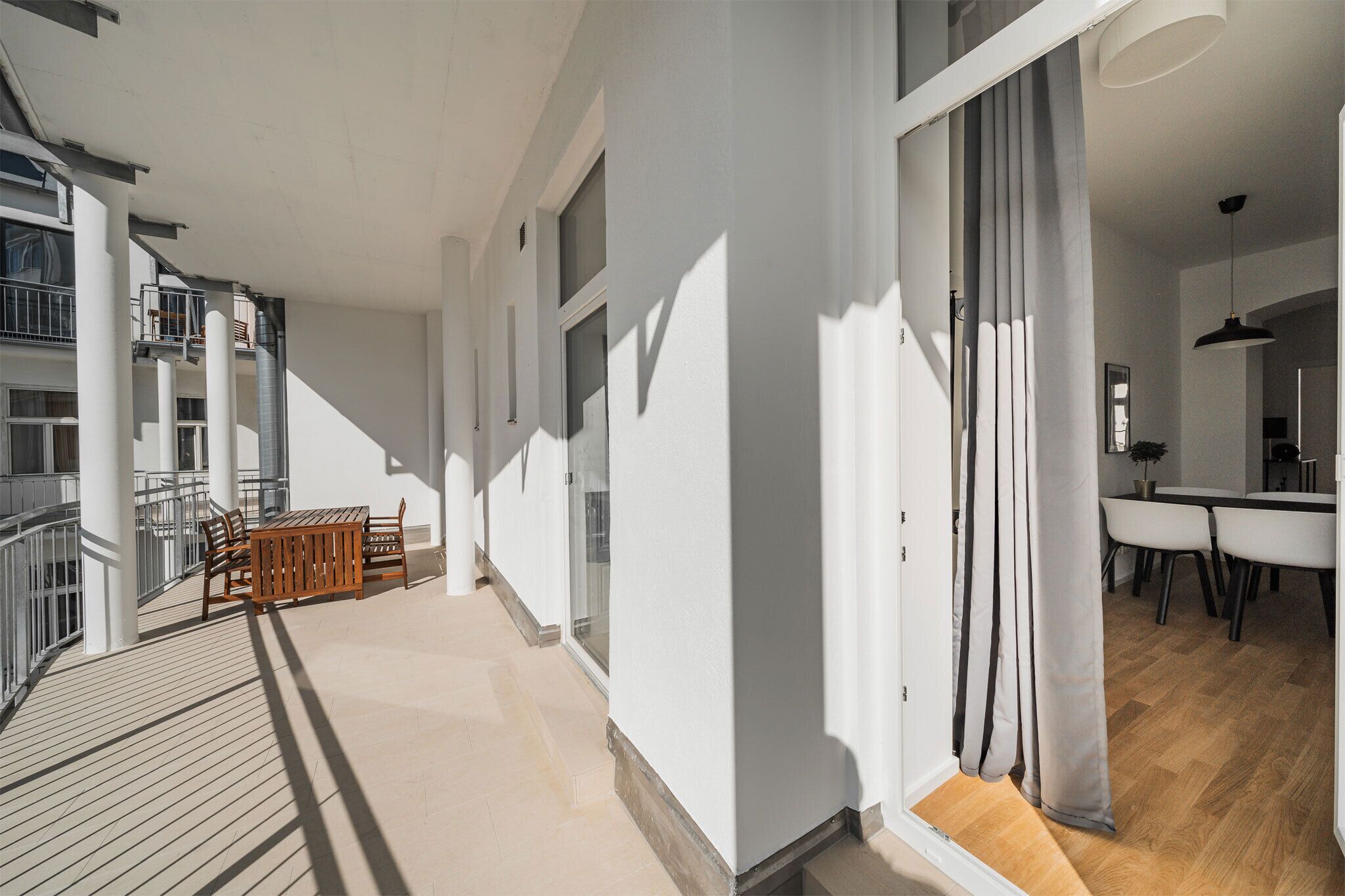 City appartement | Balkon