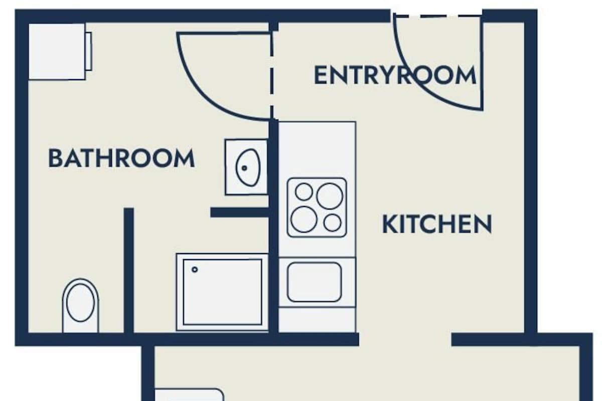 LOVELY STUDIO near Naschmarkt & Centre | 楼层平面图