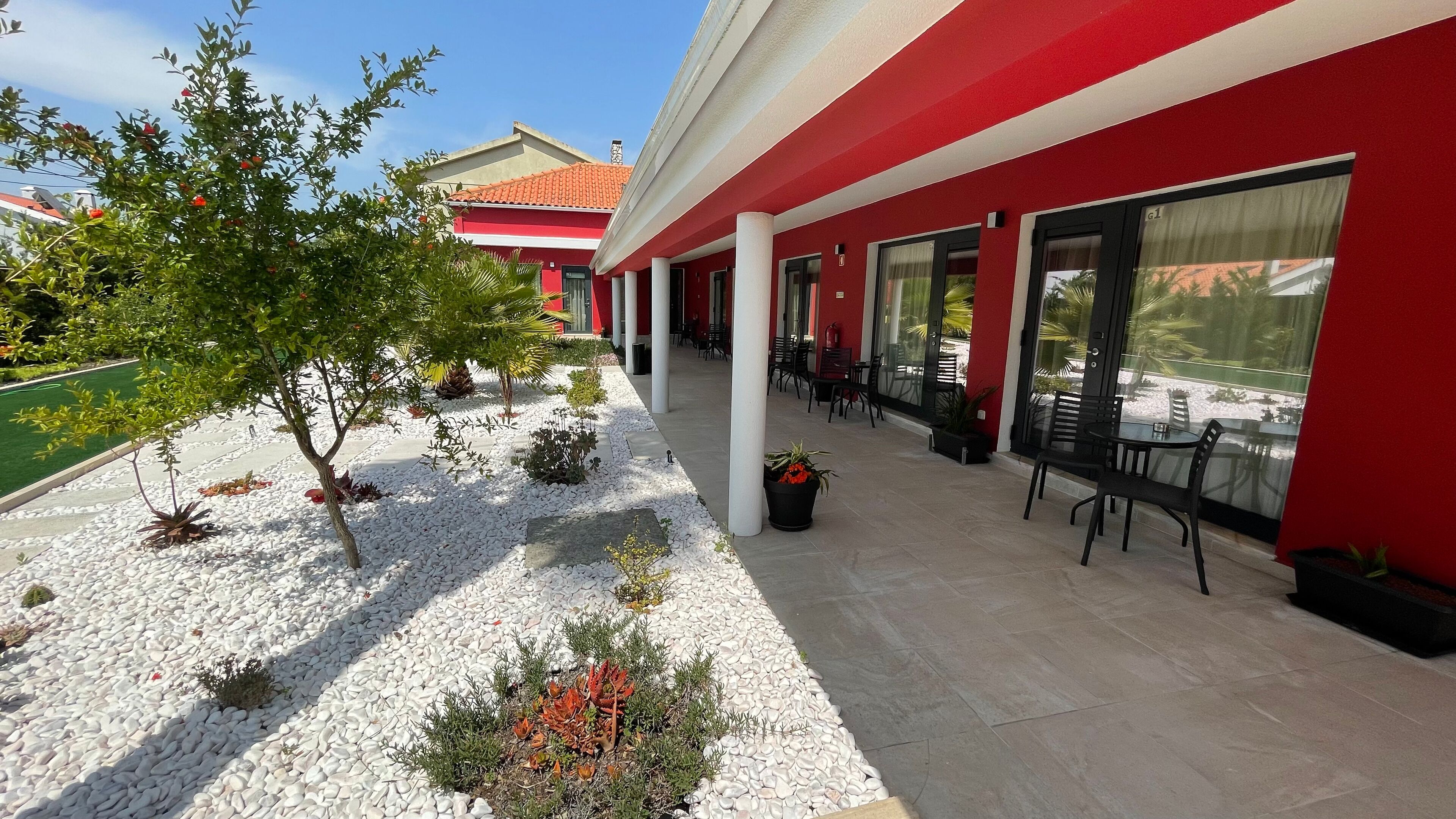 double room, garden view (garden) | terrace/patio