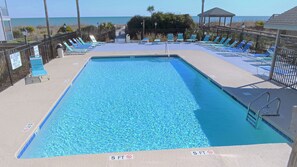 Pool - A Place at the Beach II 1C - Oceanfront in Garden City Beach (Garden City)