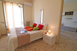 Apartment, 2 Schlafzimmer, Balkon, Stadtblick | 3 Schlafzimmer