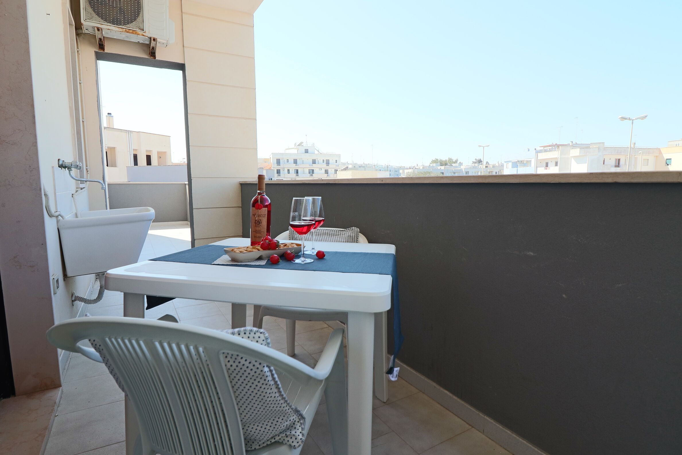 Ferienhaus, 2 Schlafzimmer, Balkon, Stadtblick | Balkon