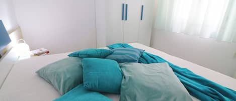Apartment, 1 Bedroom, Balcony, City View | 2 bedrooms, iron/ironing board