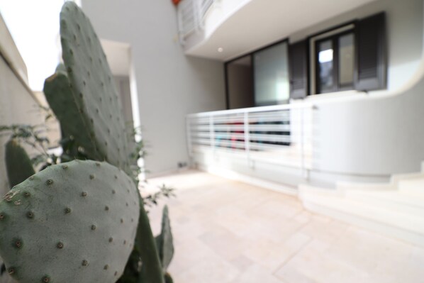 บ้านพัก, 1 ห้องนอน, ระเบียง, วิวเมือง | ระเบียง