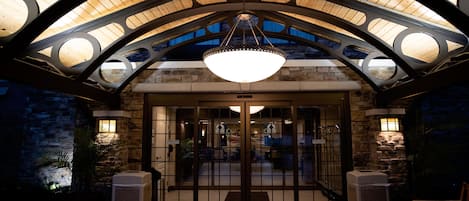 Vue depuis lâhĂ©bergement