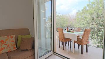 Casa, 2 camere da letto, balcone, vista città | Parco della struttura