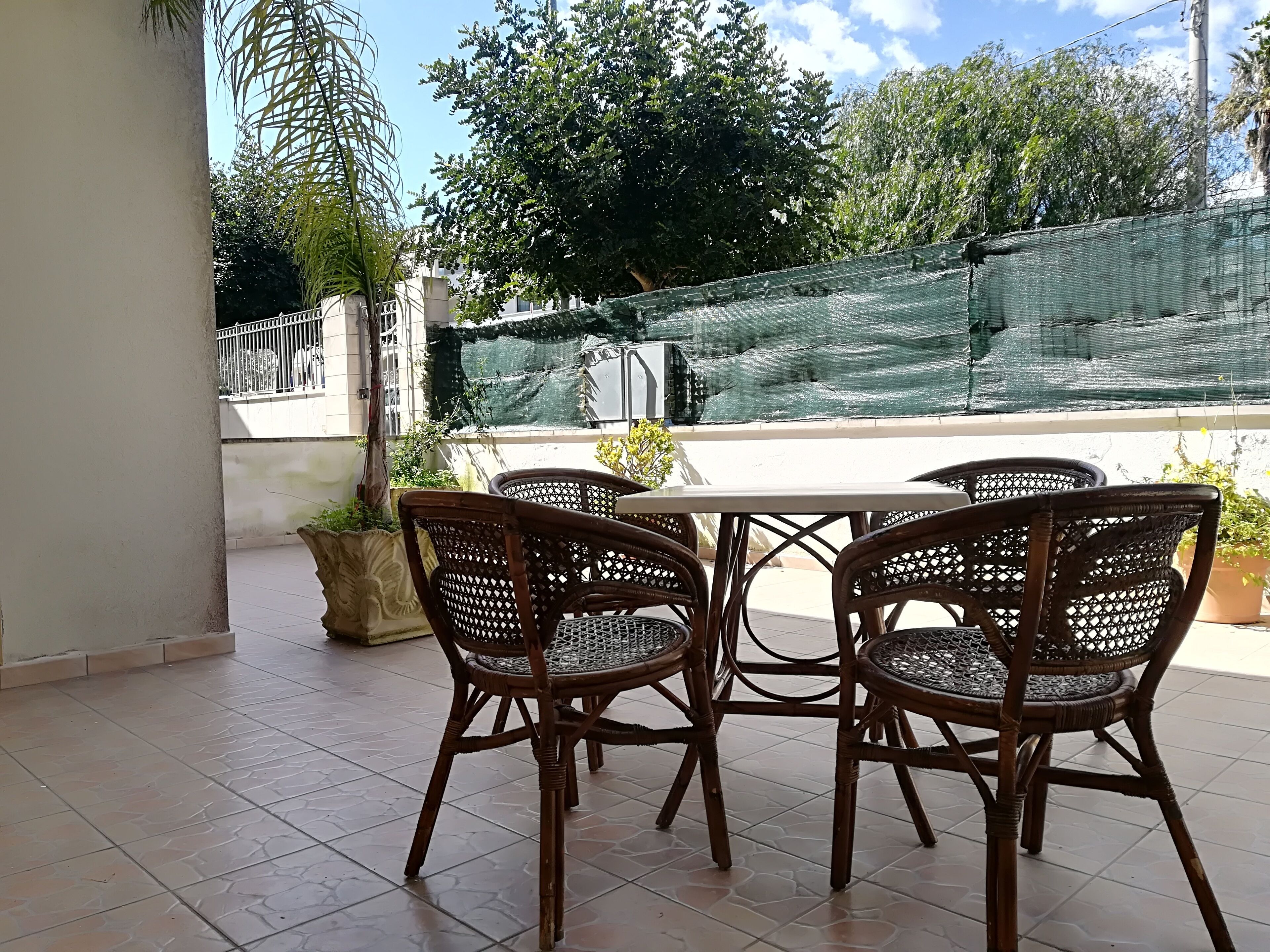 Maison, 2 chambres, balcon, vue jardin | Enceinte de l’hébergement