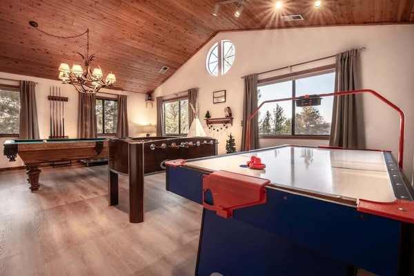 Everyone is entertained in our large game room!