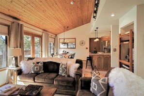 Fernseher, Kamin, DVD-Player, Arbeitsbereiche