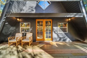 Terrace/patio - Beautiful Mountain Chalet in Arizona (Munds Park)