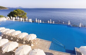 Indoor pool, seasonal outdoor pool