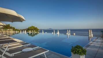 Indoor pool, seasonal outdoor pool