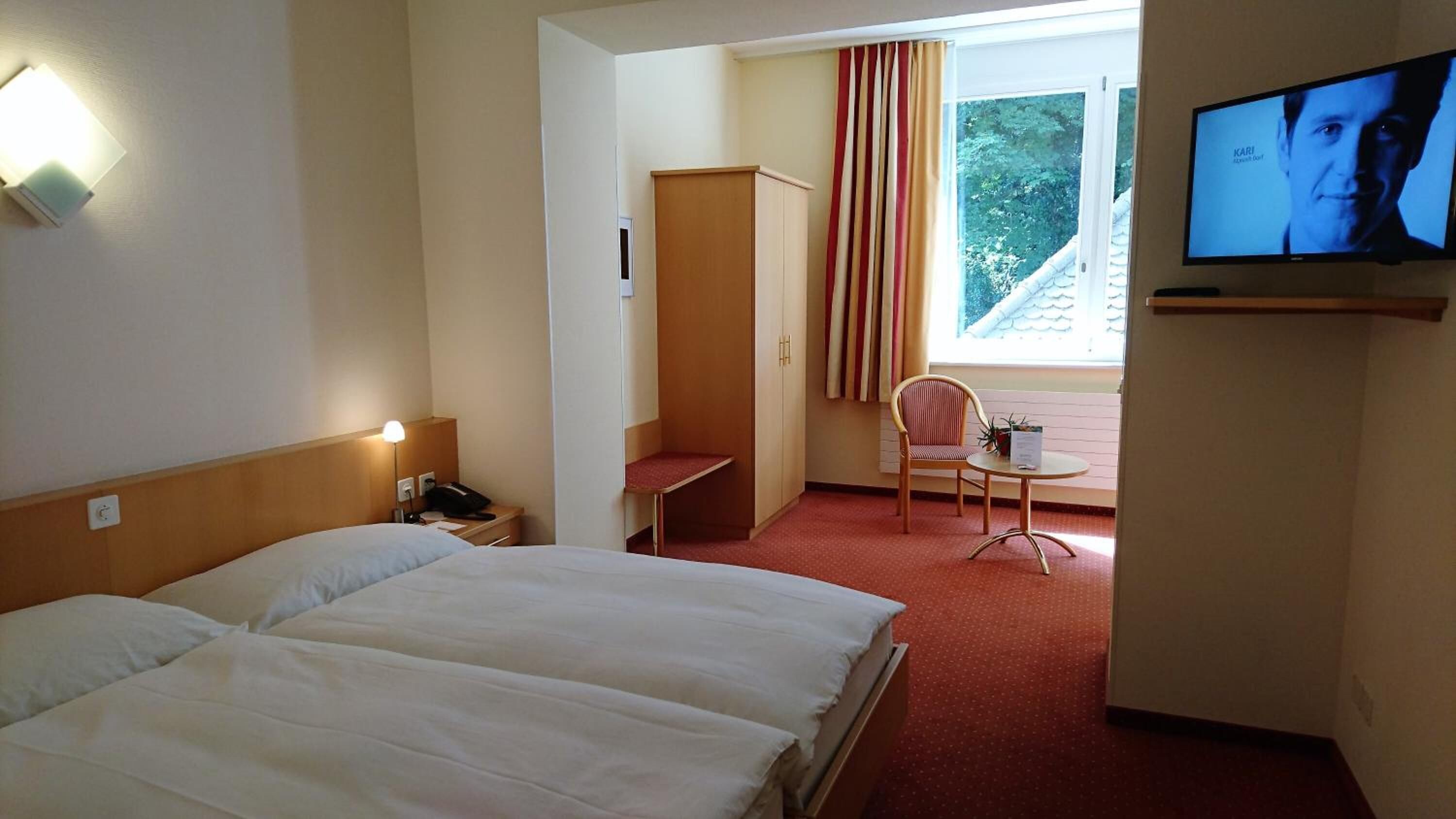 individually furnished, desk, laptop workspace, blackout curtains