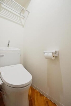 Hair dryer, soap, shampoo