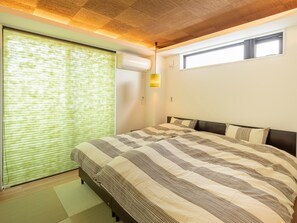 1 室のベッドルーム、WiFi (無料)、ベッドシーツ