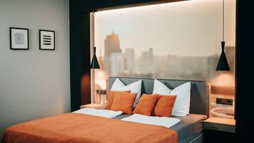 Superior Room | Een bureau, een laptopwerkplek, geluiddichte muren