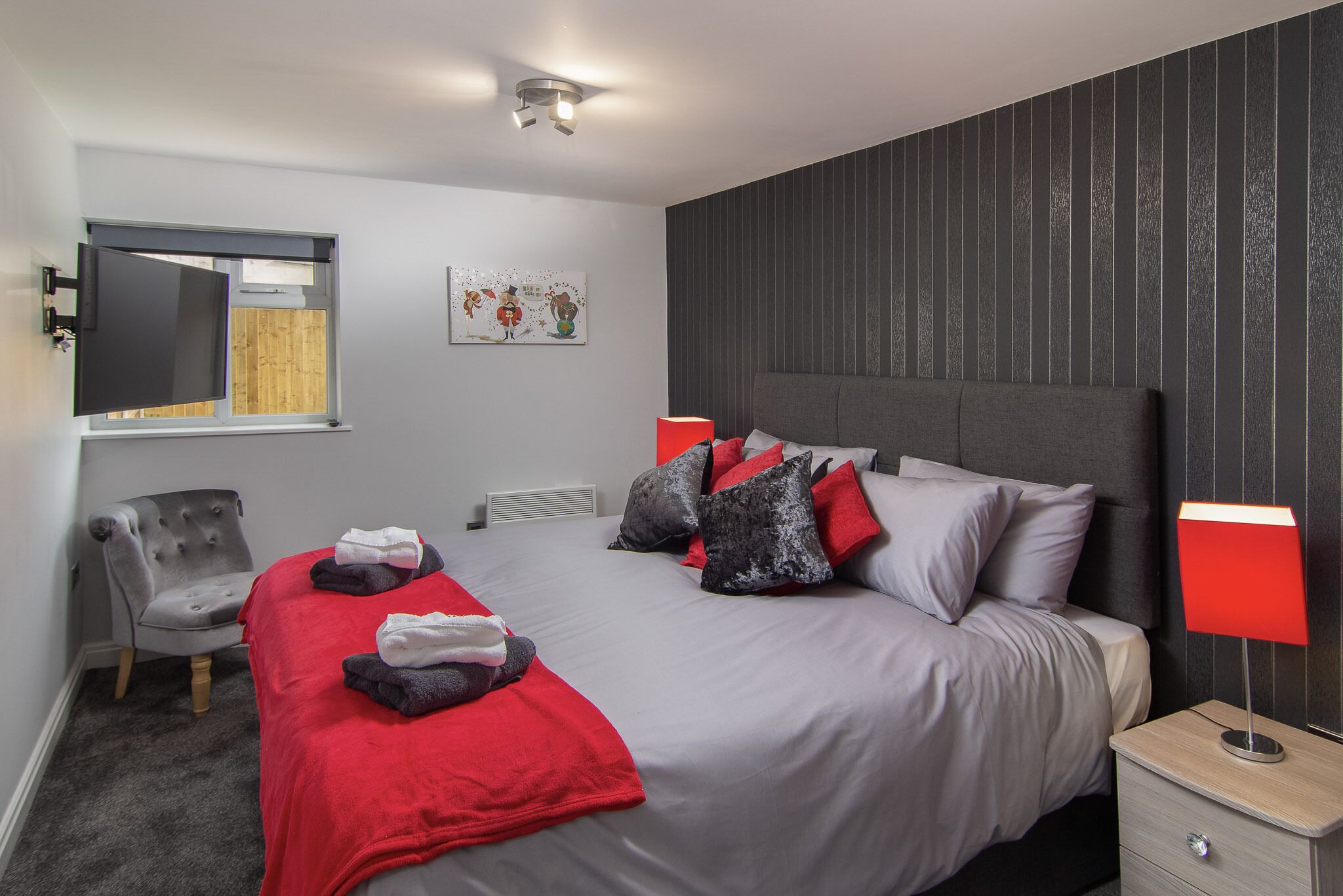 アパートメント | 2 室のベッドルーム、アイロン / アイロン台、WiFi (無料)、ベッドシーツ