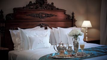 Premium bedding, down duvets, memory-foam beds, minibar