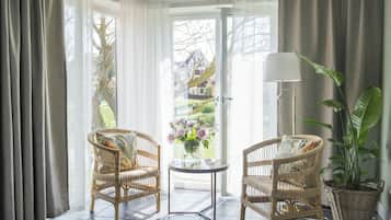 Habitació doble Deluxe | 1 dormitori, roba de llit d'alta qualitat i minibar