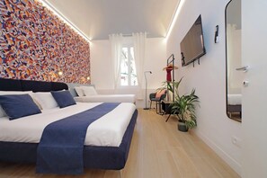 Greenfour Rome Apartment | 高級寢具、羽絨被、布置獨特、隔音
