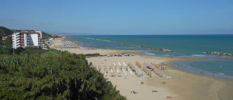 Beach nearby, beach towels