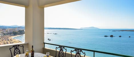 Apartemen, 2 kamar tidur, pemandangan laut | Teras/patio