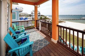 Terrace/patio - Seascape, Private waterfront home (Navarre)