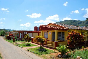 Overnatningsstedets facade