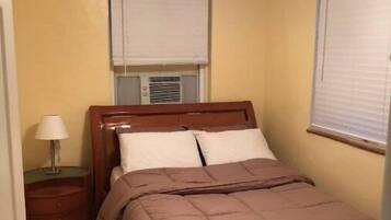 2 bedrooms, iron/ironing board, travel crib, WiFi