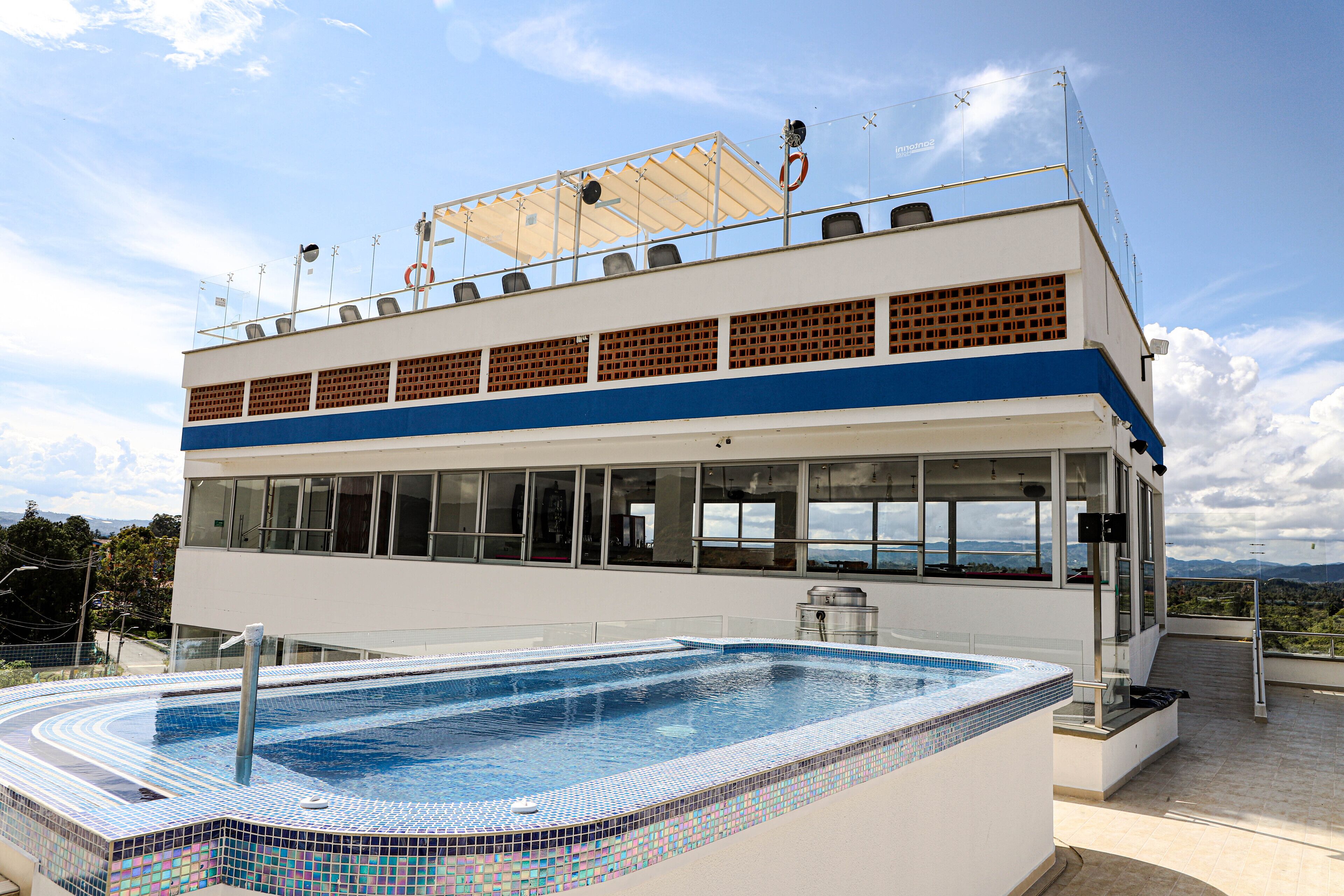 Voorkant van accommodatie