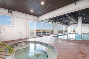Indoor pool, a heated pool