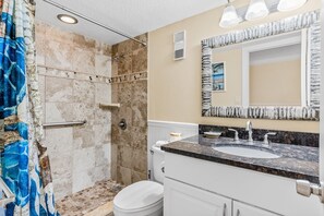 Shower, towels