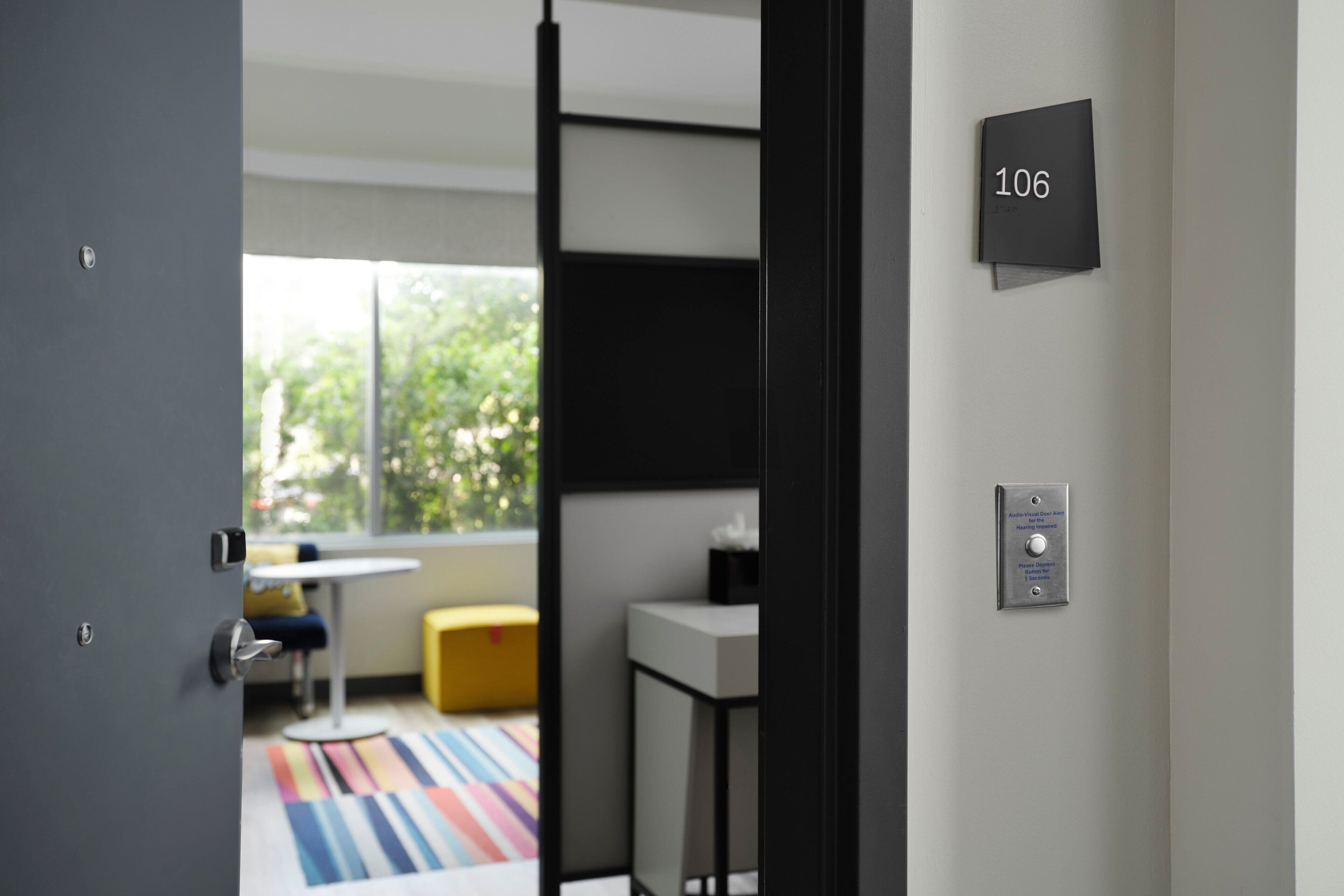 hypo-allergenic bedding, in-room safe, desk, laptop workspace