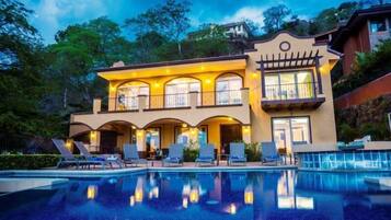 Front of property – evening/night