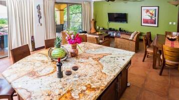 Luxury Villa, 5 Bedrooms, Private Pool, Ocean View | Living area