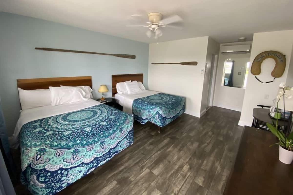 Standard Double Room, 2 Double Beds, Non Smoking | Individually decorated, individually furnished, iron/ironing board