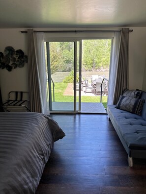 1 غرفة نوم ومكواة/لوح كي وواي فاي وملاءات أسرّة